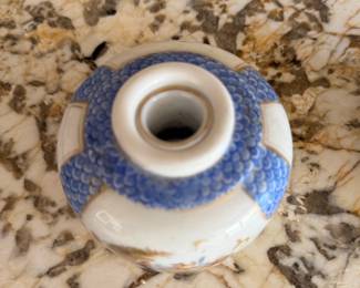 Pair of Victorian Porcelain Transfer Jars. Photo 2 of 3