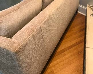 Baker Furniture Three-Seat Sofa with Modern Lines. Measures 82" W x 36" D x 29" H with 17" Seat Height. Photo 4 of 4.