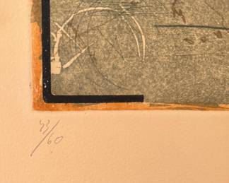 Modern Abstract Art. Signed and Numbered by Artist. Photo 4 of 4.