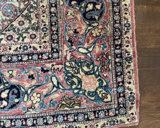 Vintage Kirman Rug. Measures 4' 9" x 7'. Photo 2 of 3.