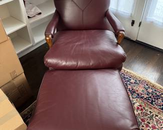 Mid-Century Chair & Ottoman Set Purchased In China During Cultural Revolution. Photo 6 of 8.