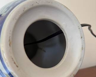 Vintage Ginger Jar-Turned Table Lamp. Photo 3 of 3.