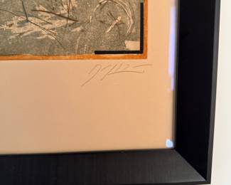 Modern Abstract Art. Signed and Numbered by Artist. Photo 2 of 4.