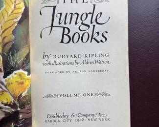 The Jungle Books - Volumes 1 & 2
Rudyard Kipling, Published by Doubleday & Company Inc; Garden City, NY, 1948. Photo 2 of 3.