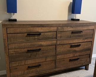 Full Size Bed Frame and Dresser (we have 3 sets!)