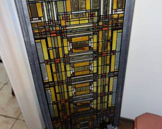 Frand Lloyd Wright stained glass piece