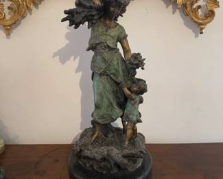 Moreau Bronze, "The Wood Girl"