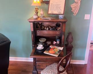 Nice drop front secretary chest