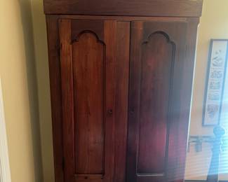 Nice antique walnut wardrobe
