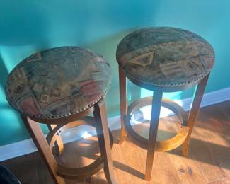 Pair bar stools