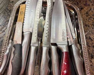 Assorted large knives