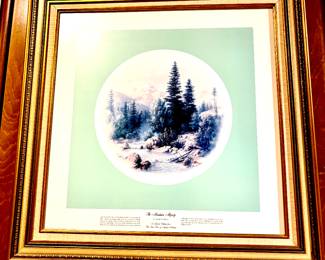 Series of 4 signed and numbered Windberg prints with certificates