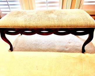 Scallop edge bench