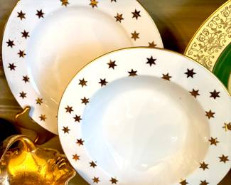 "Star" Plates and bowls