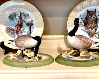 Pair of Boehm Geese