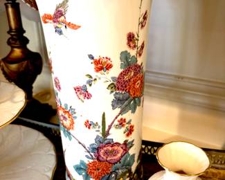 Lenox bird and flowers vase