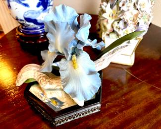 1983 Blue Sapphire Iris by Franklin Mint