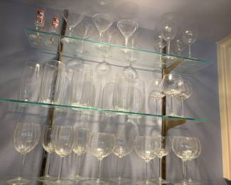 Large selection of barware