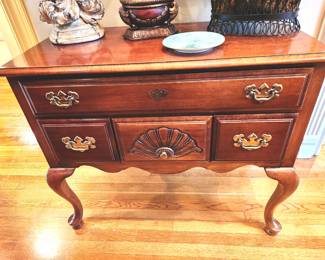 Queen Anne leg low boy table by Dixie