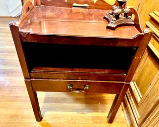Antique drop front table