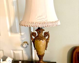 Pair of John Richards trophy lamps