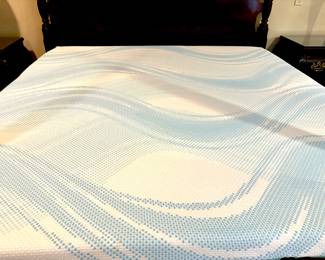 New Tempur-Pedic king mattress on adjustable base