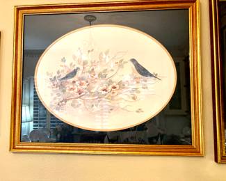 Signed and numbered bird series