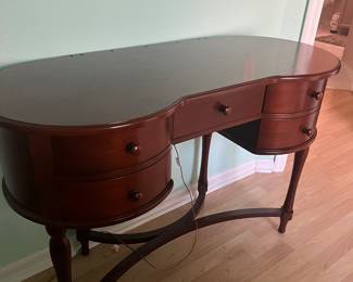 Mahogany  table with drawers 