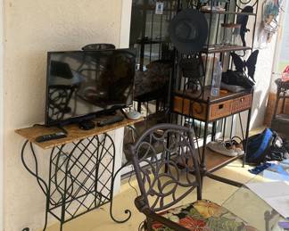 Matching indoor out door table 