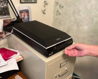 File cabinet 
Brand new scanner 