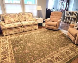 White Counter Height Bar Stools in the background