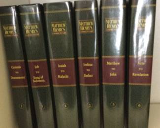 Matthew Henry Commentary book set