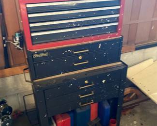 Craftsman Tool Chest + Contents (top) $ 88.00 - Storehouse - 2 Piece Rolling Tool Chest + Contents $ 174.00 DO NOT remove ANY contents - sold ONLY with the chests.