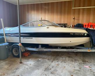 Sting Ray Boat / Trailer - Model 185LS with Biminy. - $ 9,500.00  - WILL NOT reduce Saturday !