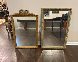 Many French style mirrors
