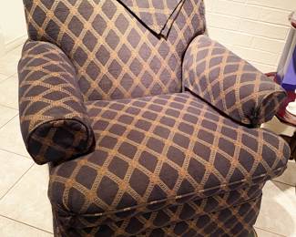 Childress Custom Furniture fabric overstuffed chair