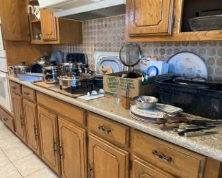 Kitchen stocked with excellent items