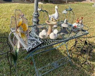 Decorative Outdoor items and tables