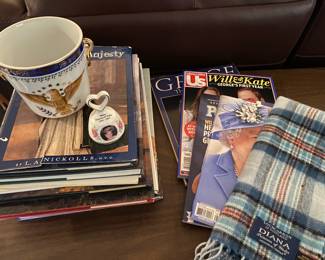 Queen Elizabeth and Princess Diana memorabilia