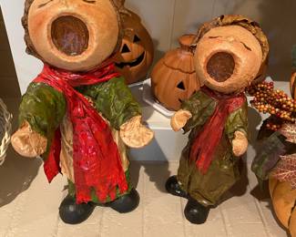 Vintage Carolers made of Paper Mache