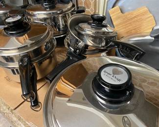 Lustre Craft Westbend pots and pans, some pots have never been used