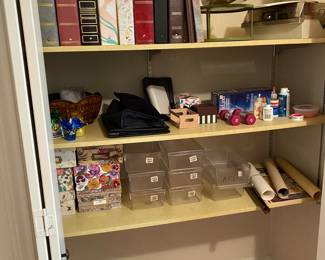 Office supplies, containers and more