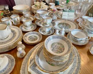 Royal Albert Silver Birch China Set