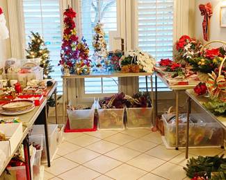 Christmas room full of great decorations