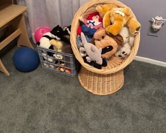 Mini wicker chair for kids