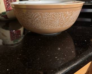 Vintage PYREX Woodland Nesting Mixing Bowls 401, 402, 403