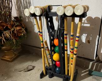 Croquet set