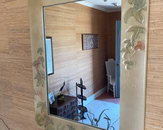 Decorative Flower Framed Mirror $ 94.00