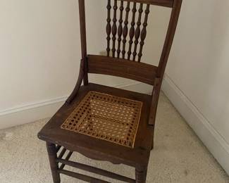 Antique Cane Chair $ 48.00