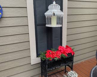 Bird Cage & Planter Box